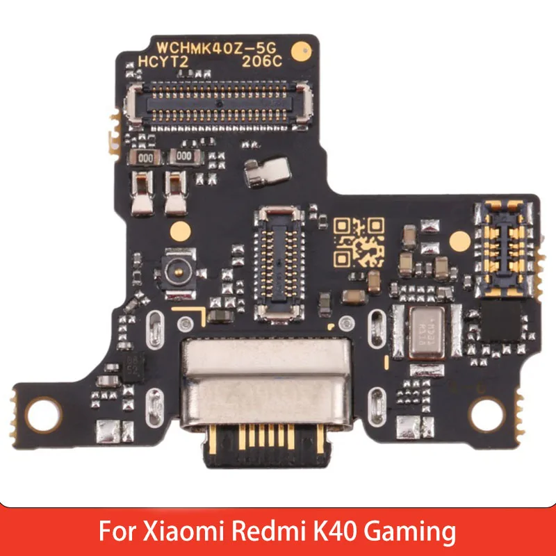 USB Charging Dock Port Connector Flex Cable for Xiaomi Redmi K40 Gaming Replace Spare Parts