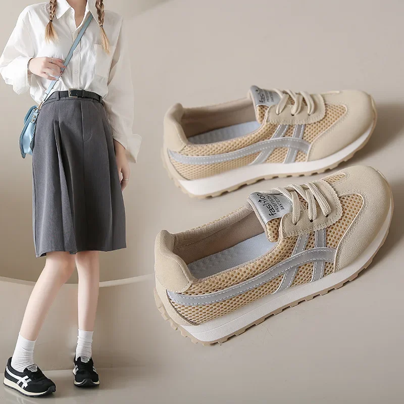 

Новая женская спортивная летняя негабаритная уличная повседневная женская спортивная обувь, удобная и дышащая