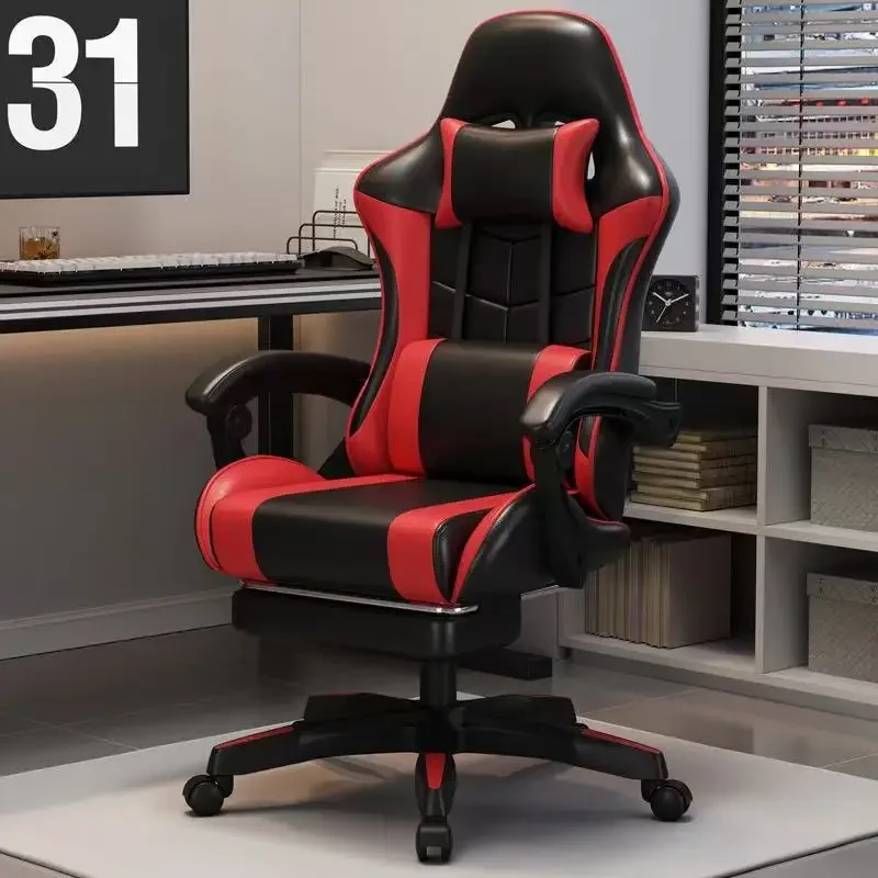 Ergonomic Gaming Chair Home Use Comfort Computer Chair Reclining Office Deluxe Wide Seat for Long Hours Comfy Gaming Chair view 6