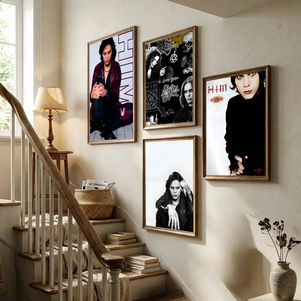 1pc Ville Valo Poster HD Poster Art With Prints Home Bedroom Living Room Decoration Gift