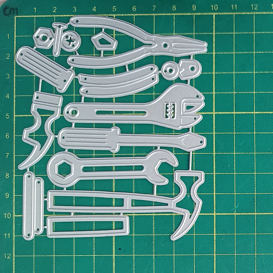 Toolbox Set Metal Cutting Dies for diy Scrapbooking Photo Album Decorative Embossing PaperCard Crafts Die 