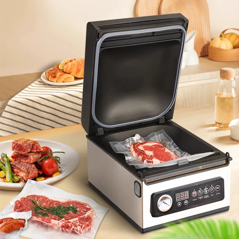 

Commercial Vacuum Sealing Machine Household Food Packaging Machine Does Not Pick The Bag To Pump Liquid -99KPa