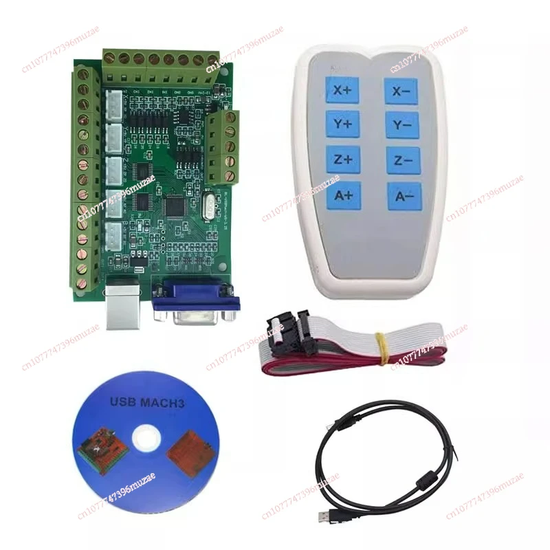 

Интерфейсная плата MACH3, интерфейсная плата USB, гравировальный станок, карта управления движением с ЧПУ, 5-осевая интерфейсная плата + ручка