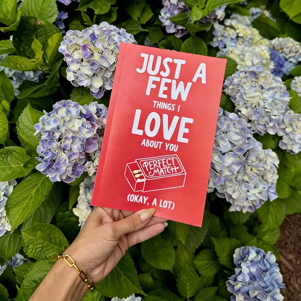 Cuaderno de Amor Romántico, Libro de Amor Personalizado para el Día de San Valentín, Solo Algunas Cosas Que Me Gustan de Ti, Regalo de Aniversario para Parejas