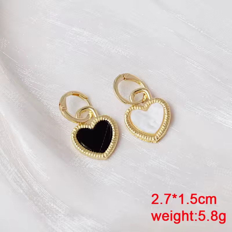 Pure White Women's Dangle Earrings Blooming Flower Acrylic Enamel Butterfly Imitation Pearl Heart Hanging Earrings Elegant brinc - Image 48