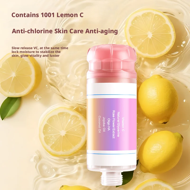 

Bathing Water Purifying Filtered Showering Softener Fragrance-infused Water Filter Shower Infuser Vitamin C Shower Head Filter