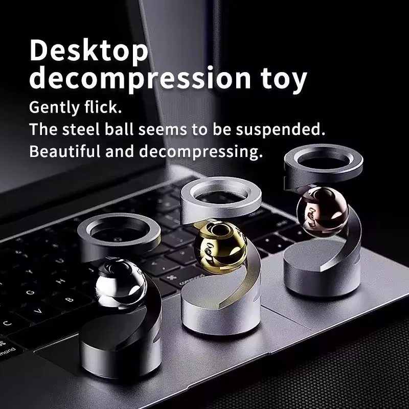 Gravity Defying Kinetic Fidget Spinners Office Desk Toy Desktop Stress Relief Toy Alloy Decompression Hypnosis Rotating Gyro