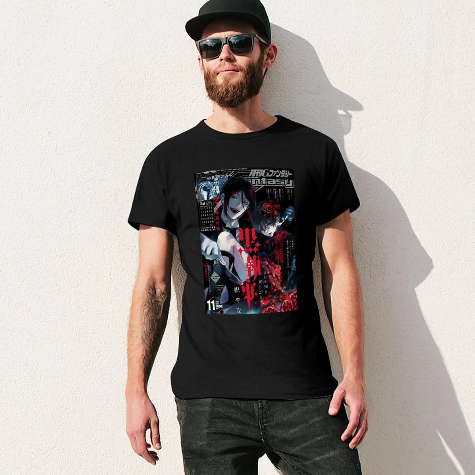 black butler vampires T-Shirt man t shirts high quality luxury brand T-Shirt - view 3