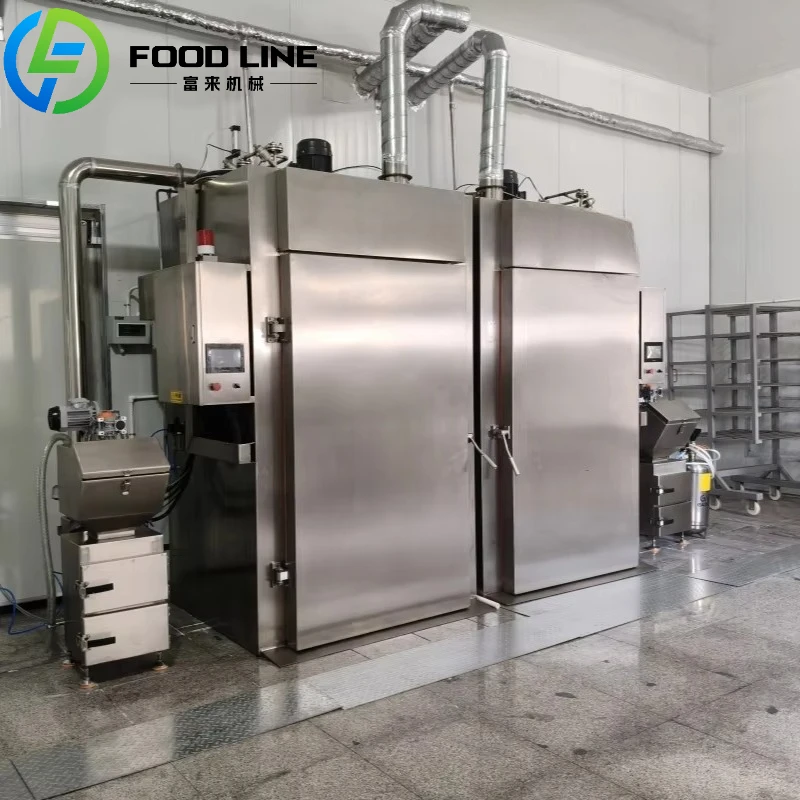 Smokehouse Oven Commercial Meat Smoker Stainless Steel Electric Smoking Machine for Sausage Fish Ham Barbecue Shop Custom