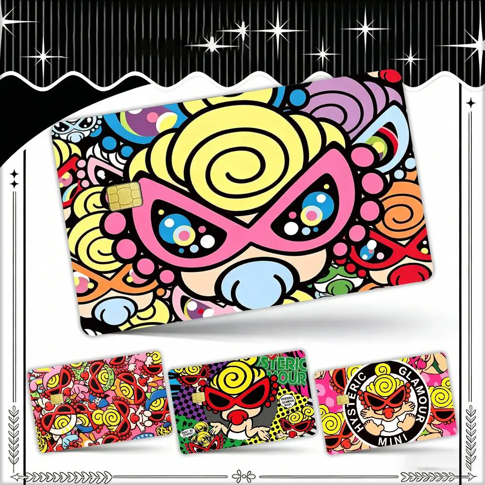 

Hysteric M-ini Waterproof Film Skin Cover Credit Card Stickers Debit Front Bank Bus Pass