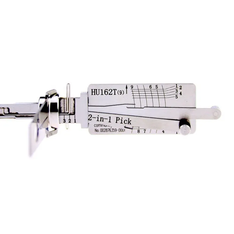 HU162T(10) HU162T(9) Lishi Kit Locksmith Picking Tool 2-in-1 Vehicle Car LockPick for HU162T Automotive All 2015+ VAG Vehicles