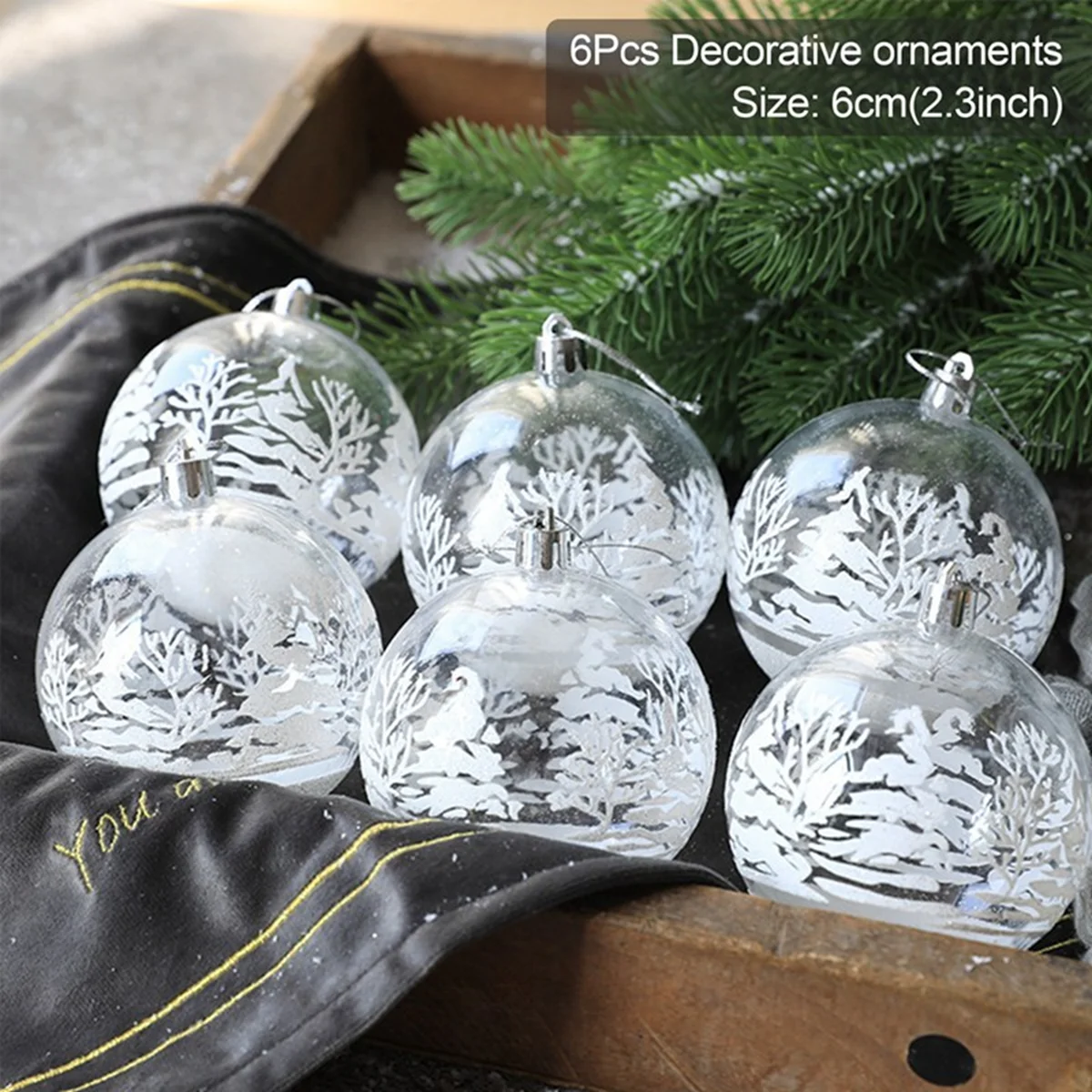 Christmas Balls Pendant Navidad Natal Noel Tree Hanging Ornament Merry Christmas Decorations For Home 2024 Happy New Year 2025