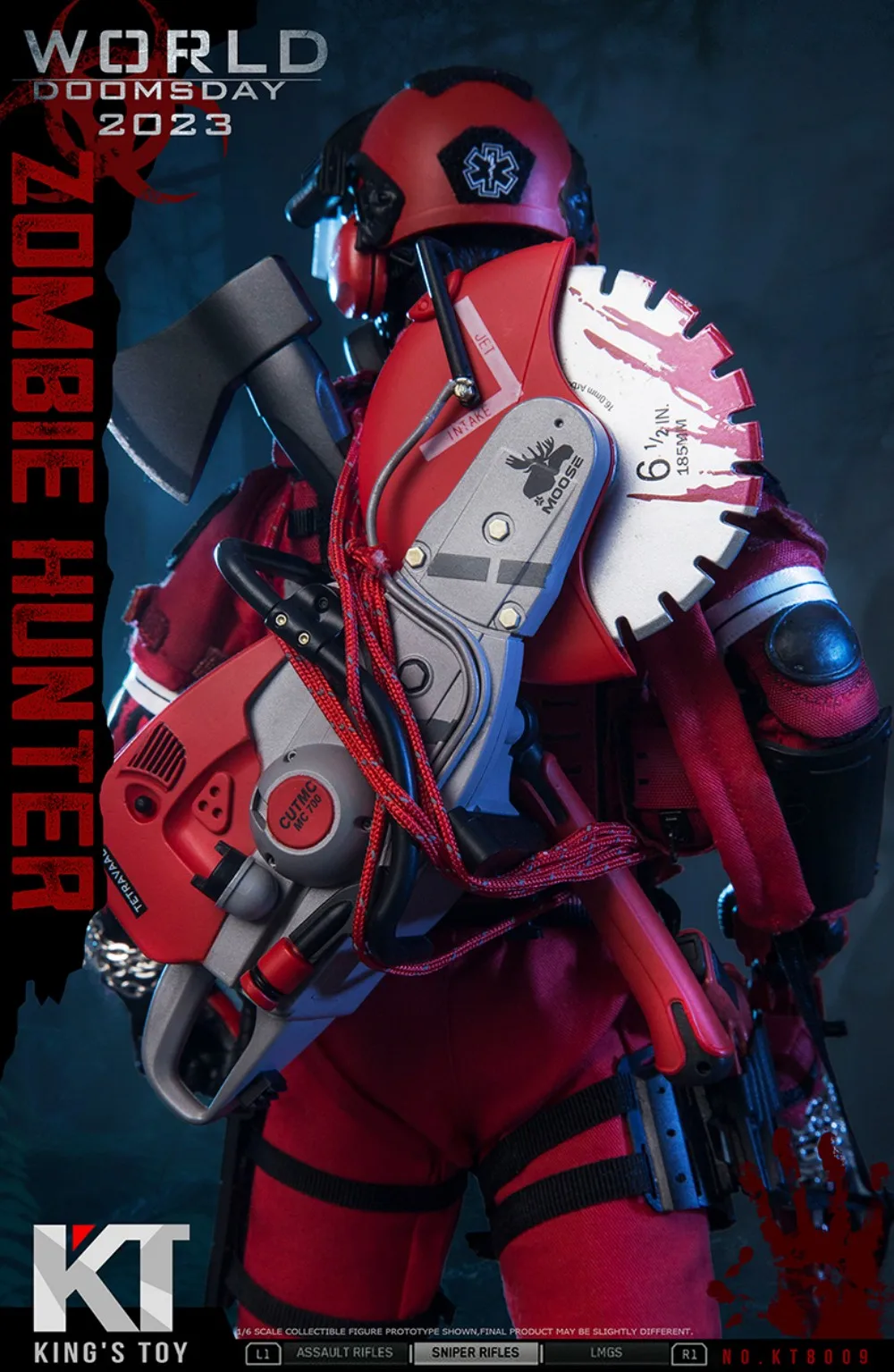 ViiKONDO KT8009 Action Figure 1/6 Scale Doomsday Zombie Hunter KING'S ของเล่น 12 นิ้ว Army Men ตุ๊กตาของเล่นทหารคอลเลกชัน