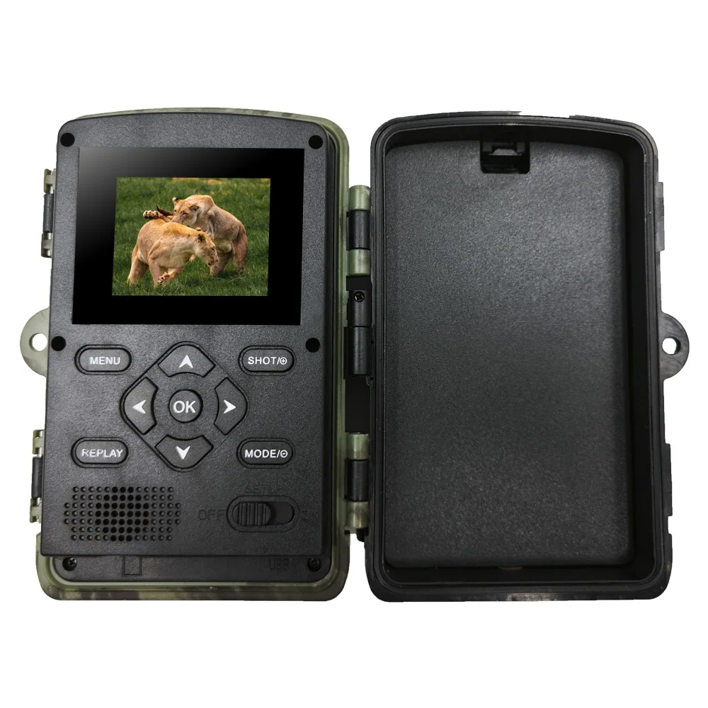 Wildlife /Wild plants camera  Dual PIR Motion Sensor 2 Inch TFT LCD Display out doors camera for hunting