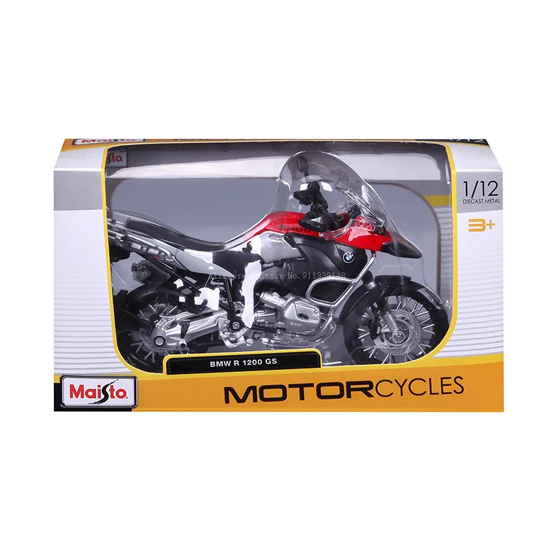 Maisto 1:12 scale BMW R1200 GS motorcycle replicas with authentic details motorcycle Model collection gift toy