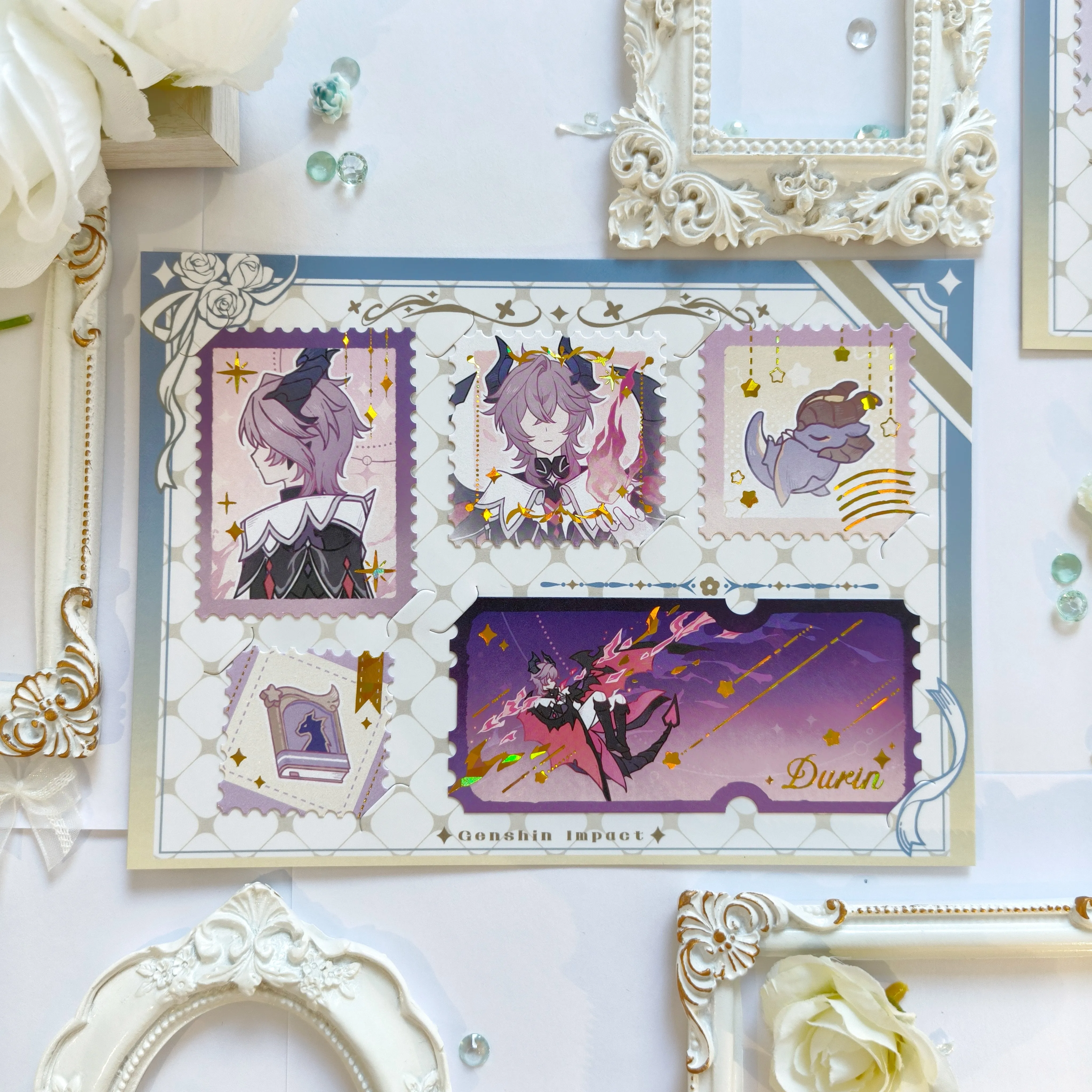 Set di Timbri Commemorativi Ho - Cosplay Anime Yae Miko recensione e prezzo