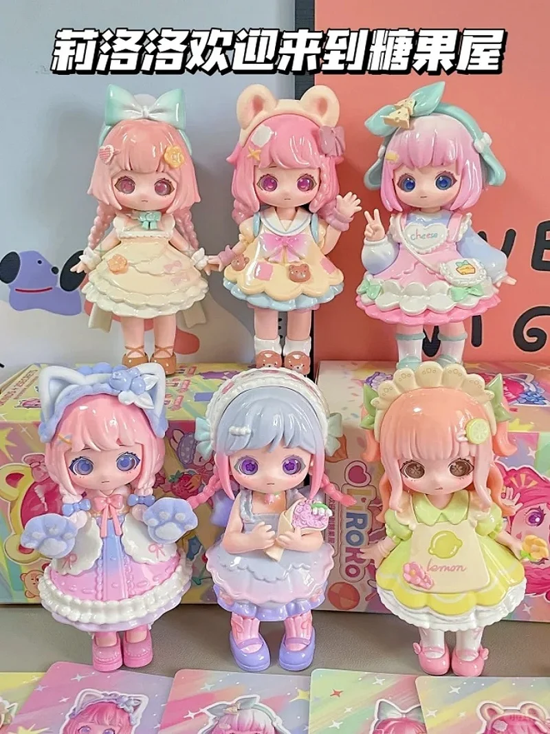 

Liroro Candy House Series Blind Box Creative Handmade Room Decoration Ornament Collect Trendy Play Doll Models For Girl Gifts