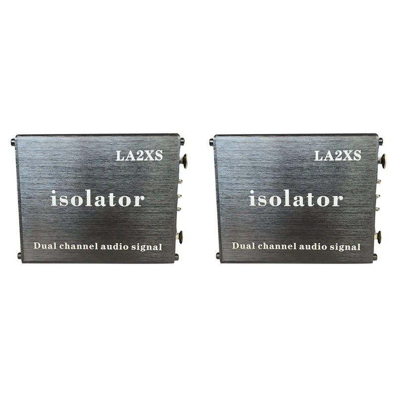

2Pcs Audio Isolator Noise Reduction Filter Eliminates Current Noise Dual-Channel 6.5 XLR Mixer Audio Isolator LA2XS