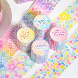 MINKYS Bubble Star Decorative Stickers Tapes Packing Tape Back to School Stationery Accessories Supplies