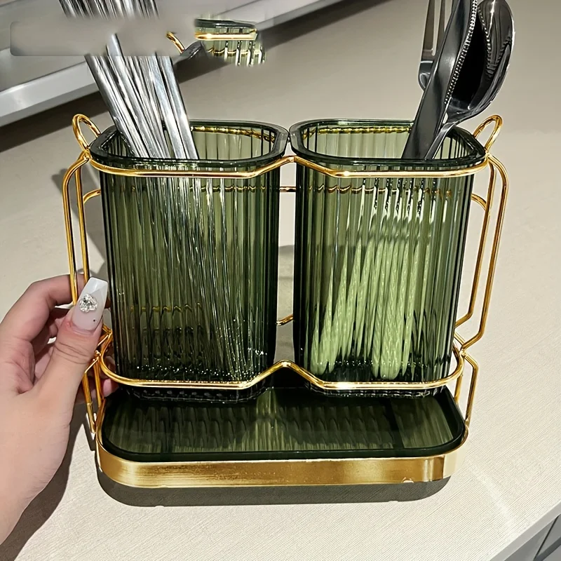 Light Luxury Chopstick Drain Holder, Kitchen Spoon Fork And Chopsticks  Box, Chopstick Cage, Kitchen Accessories