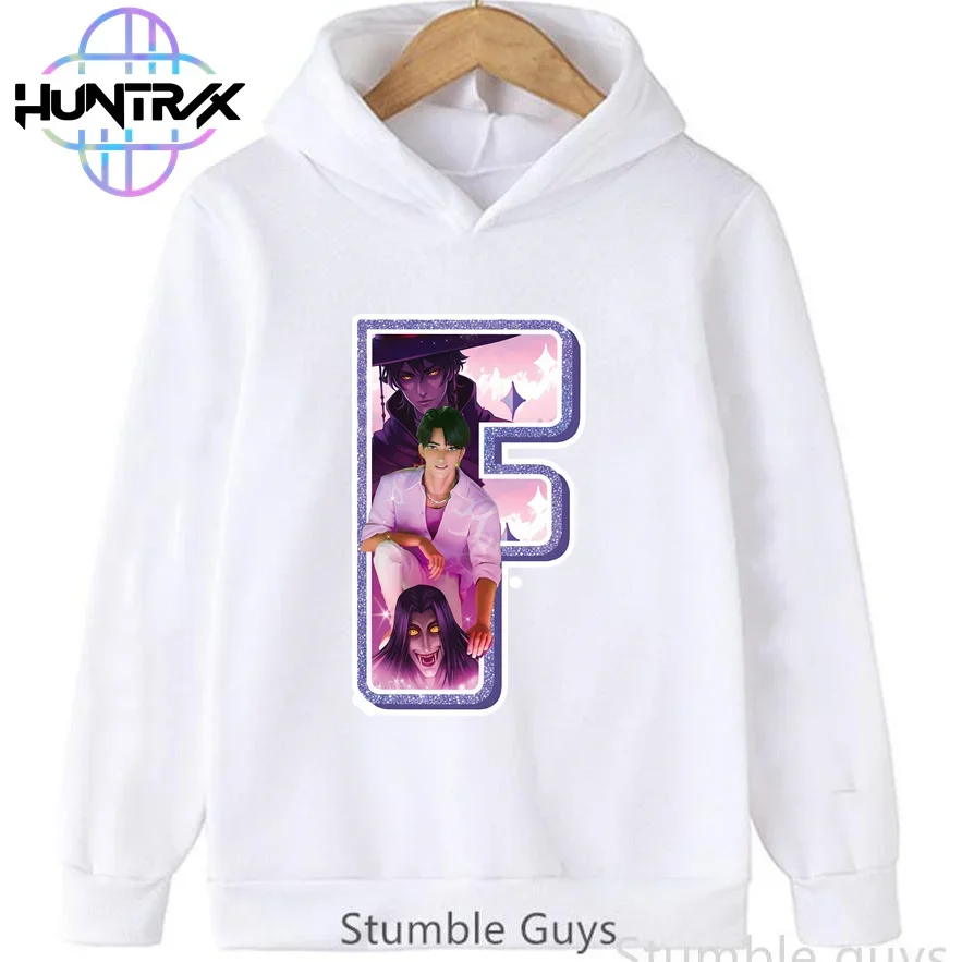 

Autumn Kids Kpop Demon Hunters Hoodie Boys Clothes Girls Letter A-Z Print Soft Casual Wear Hooded Sweatshirt​