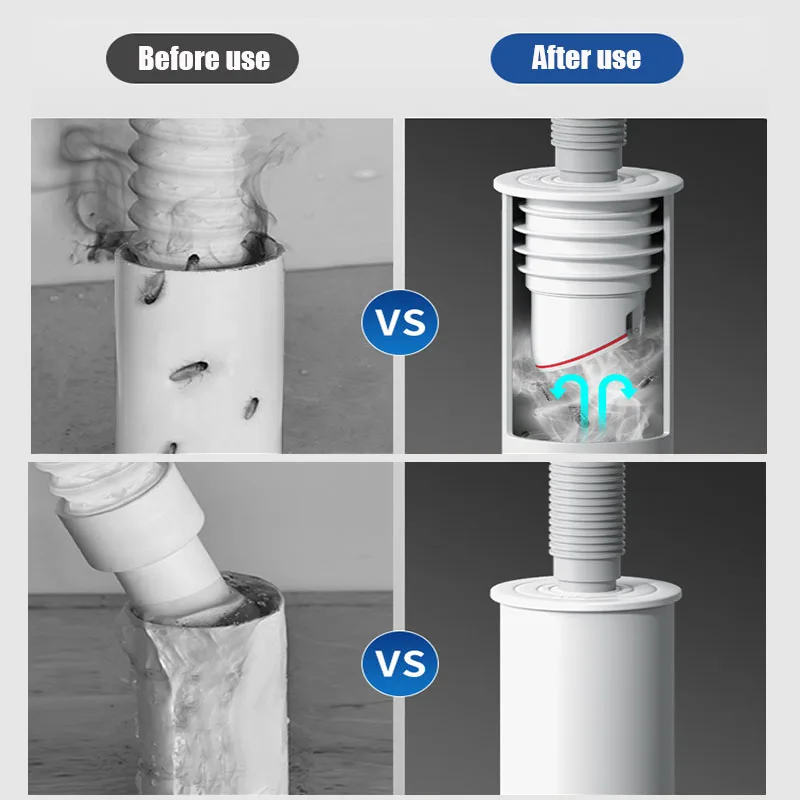 

Anti Odor Sewer Seal Drains Sewer Pipe Sealing Ring Water Plug Floor Drain Silicone Stopper Shower Drainer Bathroom Accessories