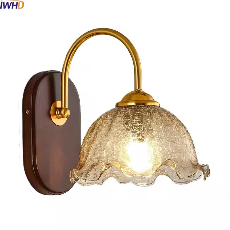 iwhd dossel de madeira conduziu a lampada parede quarto sala estar corredor banheiro espelho luminarias decoracao casa estilo vintage lamparas 01