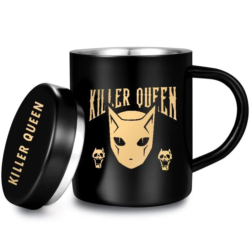 JoJo's Bizarre Adventure Killer Queen Star Platinum New Anime Stainless Steel Mug Creative Cartoon Stainless Steel Drinking Cup
