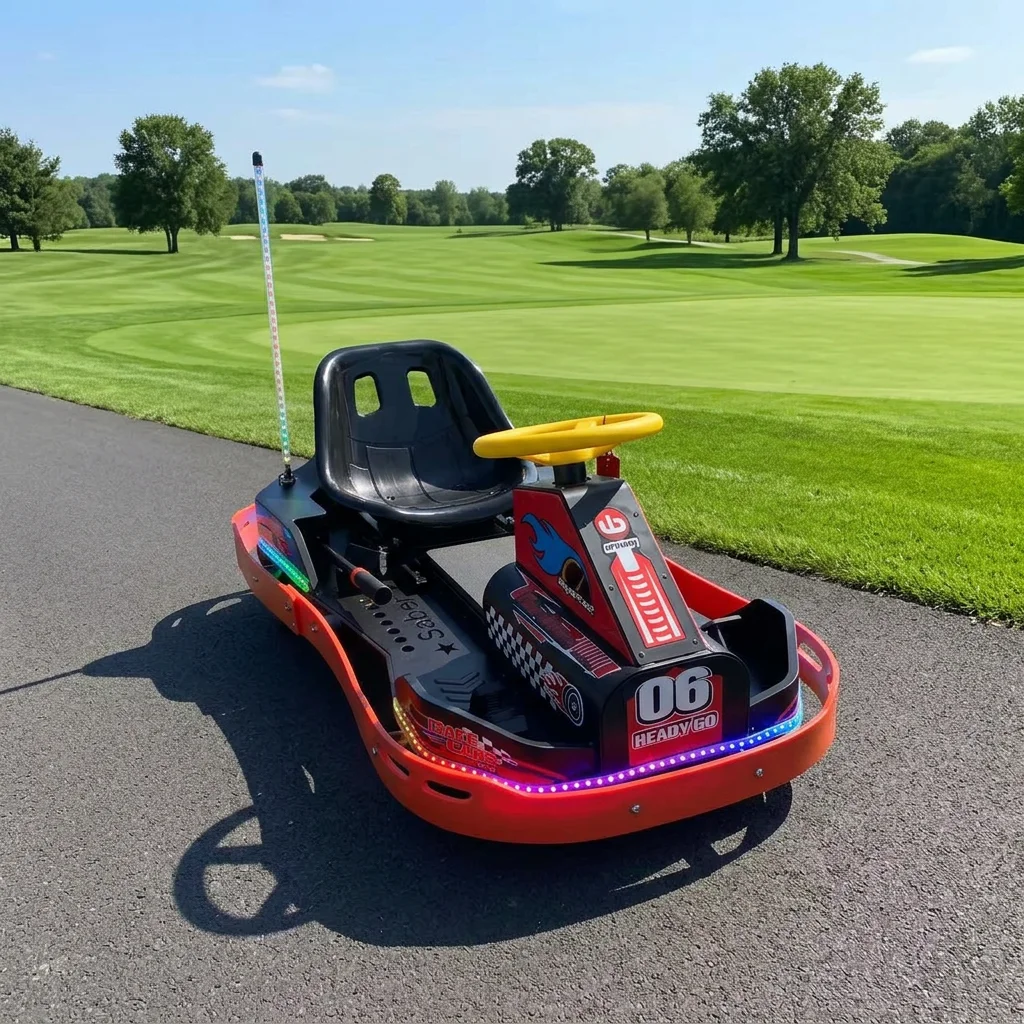 High-Speed Electric Kart Kids Racing Custom Battery Powered