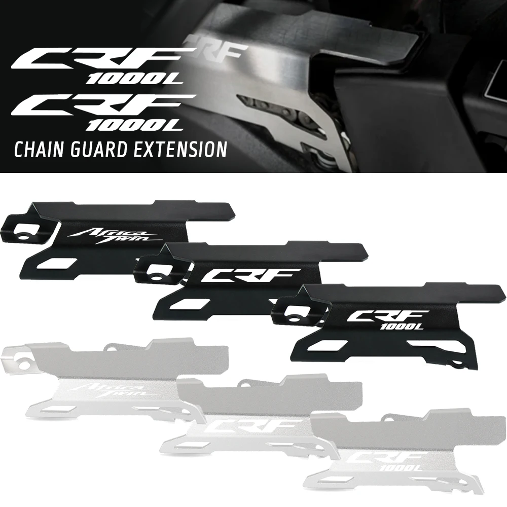 

Motorcycle Aluminum Accessories Chain Guard Extension Cover Protection FOR HONDA CRF 1000 L Africa Twin 2015 2016 2017 CRF1000 L