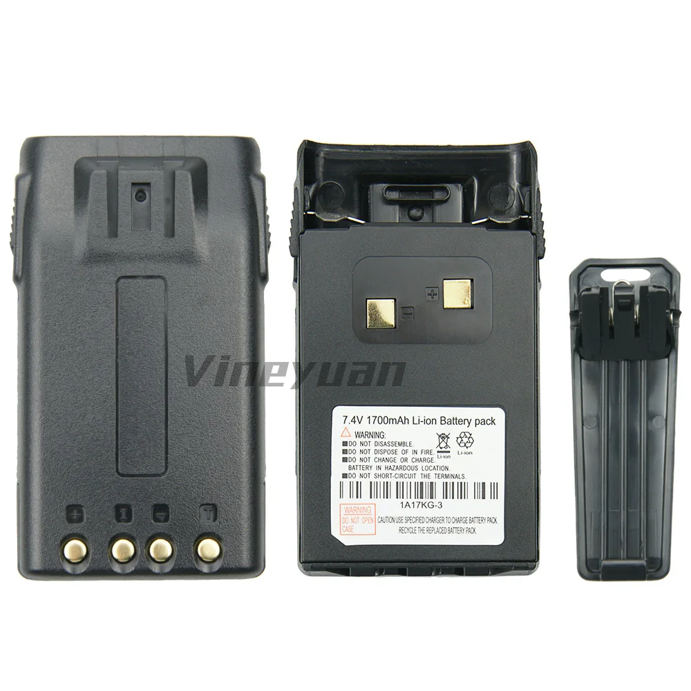 7.4V 1700mAh 1A17KG-3 Rechargable Li-ion Battery Pack for WouXun KG-UVD1P KG-UV6D KG-659 KG-699 KG-689 Two Way Radio