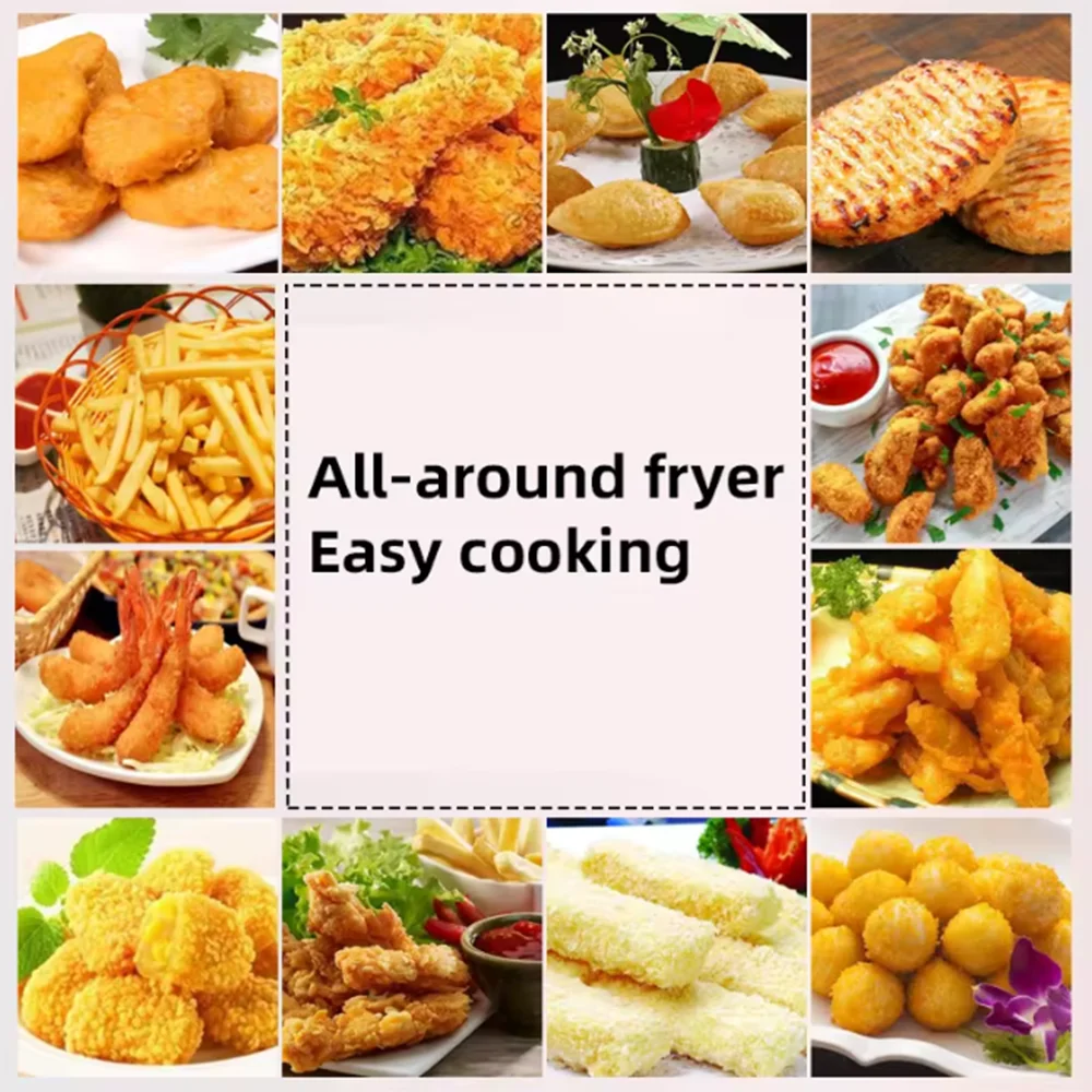 6L commercial electric fryer, equipped with temperature control function, used for fried chicken and french fries and other food