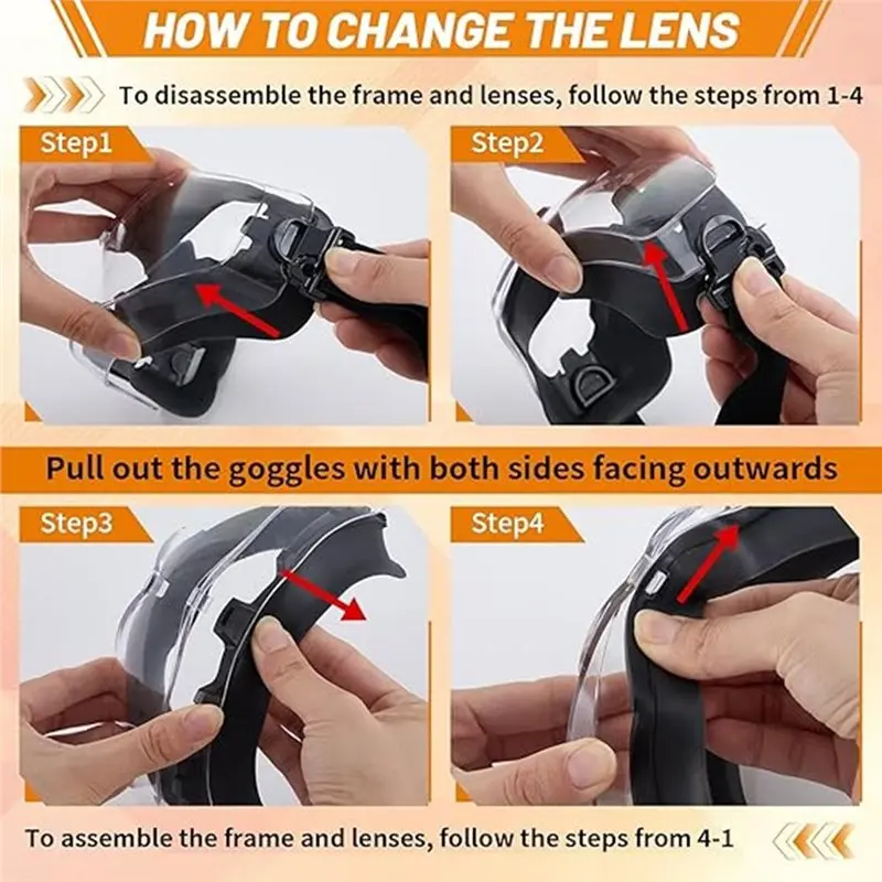[NEW A09R!】 Safety Goggles Over Glasses Safety Glasses With 3 Impact Shock-Resistant Safety Goggles