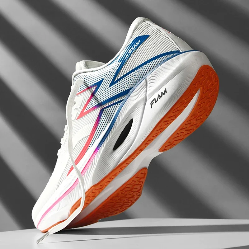 

2025 New Running Shoes Carbon Board Marathon Men Sports Breathable Lightweight Women's Comfortable Athletic Nonskid Sneakers