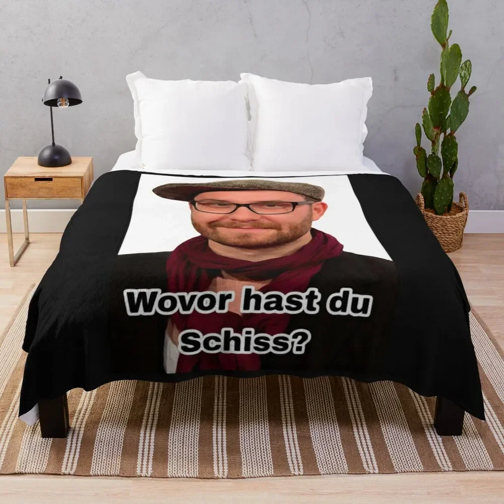 Mark Forster What are you scared of Meme Throw Blanket Stuffeds Flannel Fabric Plaid Bed Blankets