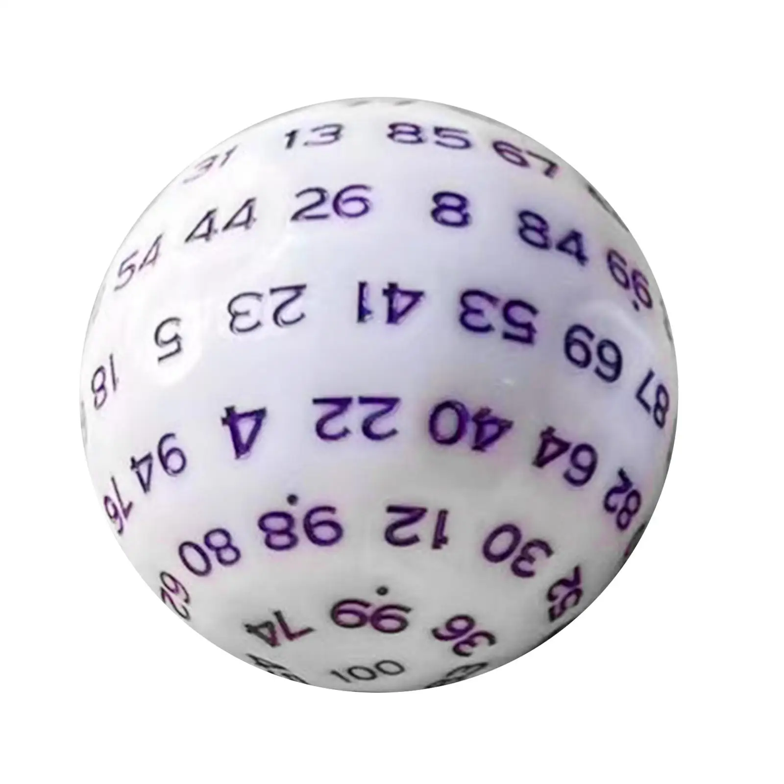 Dados acrílicos poliédricos D100 48mm accesorio esencial para juegos herramienta matemática para juegos de dados de mesa