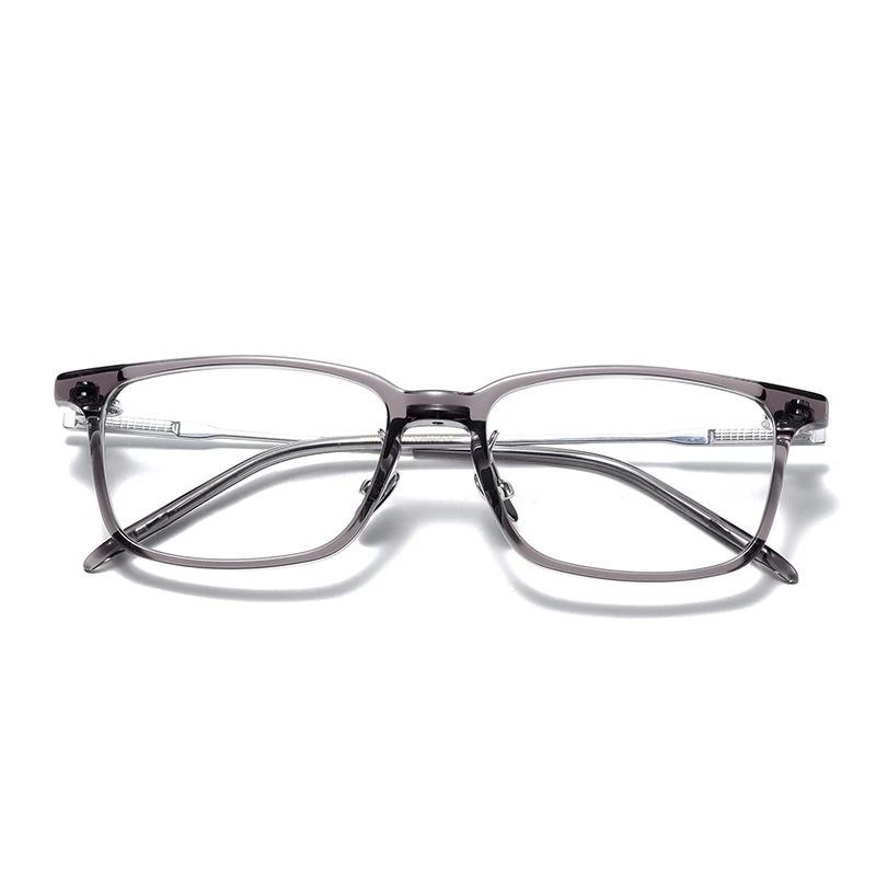 Japanese Brand Men Square Glasses Frame Acetate Titanium Handmade Eyeglasses Fashion Designer Spectacles Gafas Korean Style image 5
