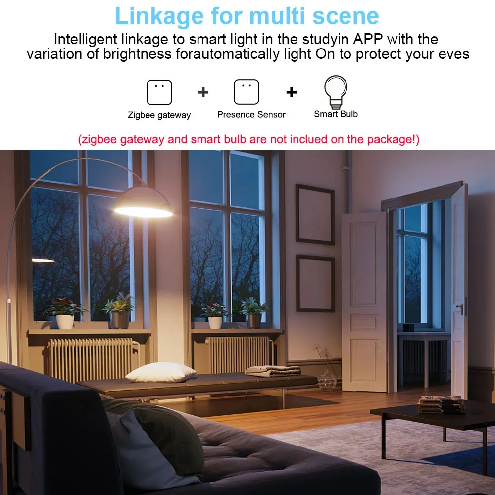 Tuya Zigbee WiFi Human Presence Sensor MmWave Radar Detector With Luminance Sensor For Smart Home Smart Life replace PIR Sensor