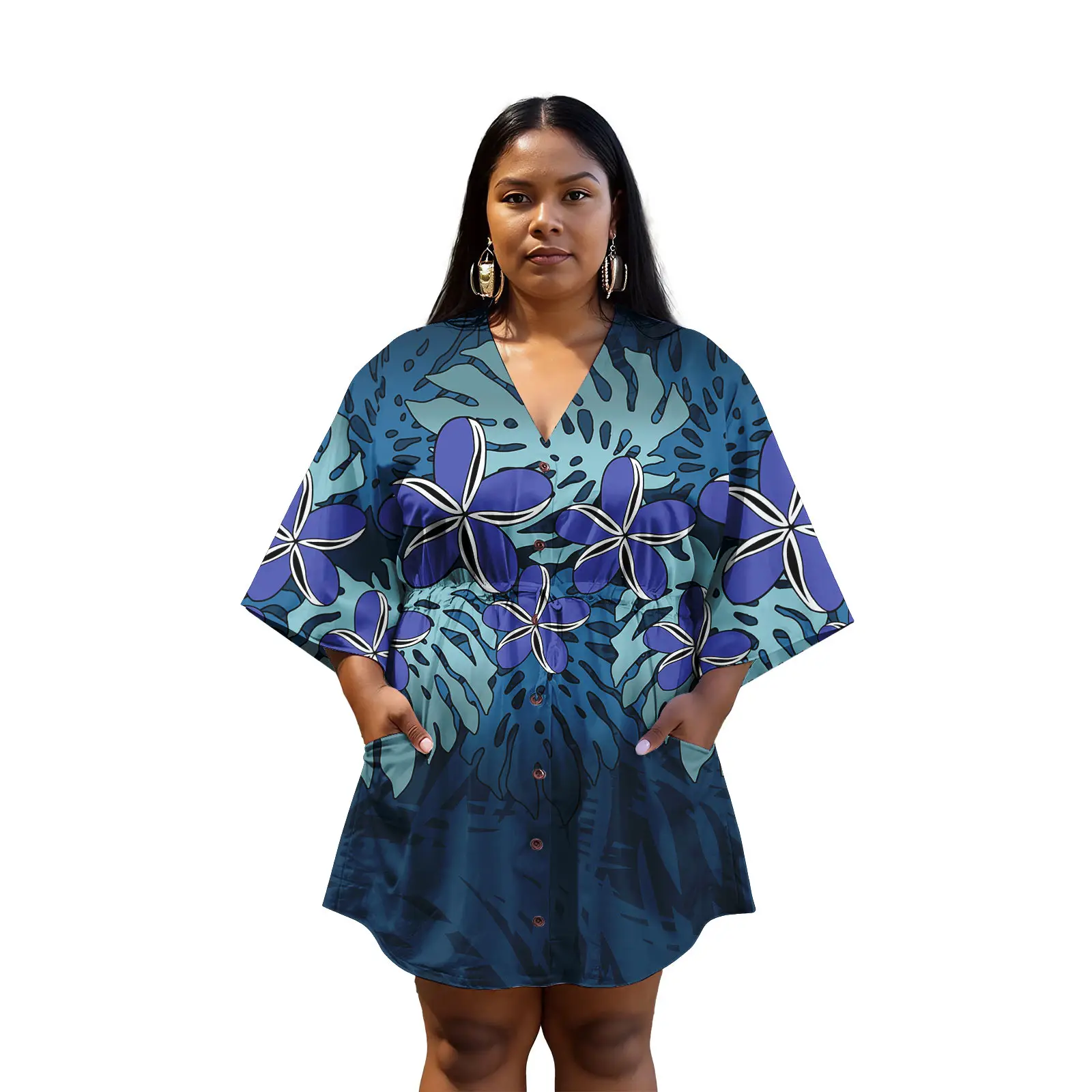 Nueva moda vestido de mujer diseño personalizado estampado de Samoa hawaiana vestido de fiesta de noche Tribal polinesio vestidos de fiesta de talla grande