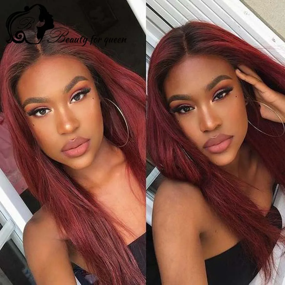 Fashion Hot Sale Purple Straight Brazilian Human Hair Wig Pre Plucked Transparent 13x4 Lace Frontal Wigs Colored 2026 Beauty