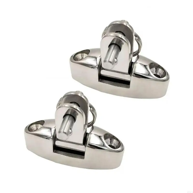 Charnières qualité Marine, 2 pièces, à ressort 70mm pour le du couvercle du navire d'ombrage