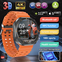2025 New DT Watch Ultra 7 Multifunction Dual-Chip Smartwatch 32Gb Memory Music Video BT Call NFC Smart Bracelet For IOS&Android