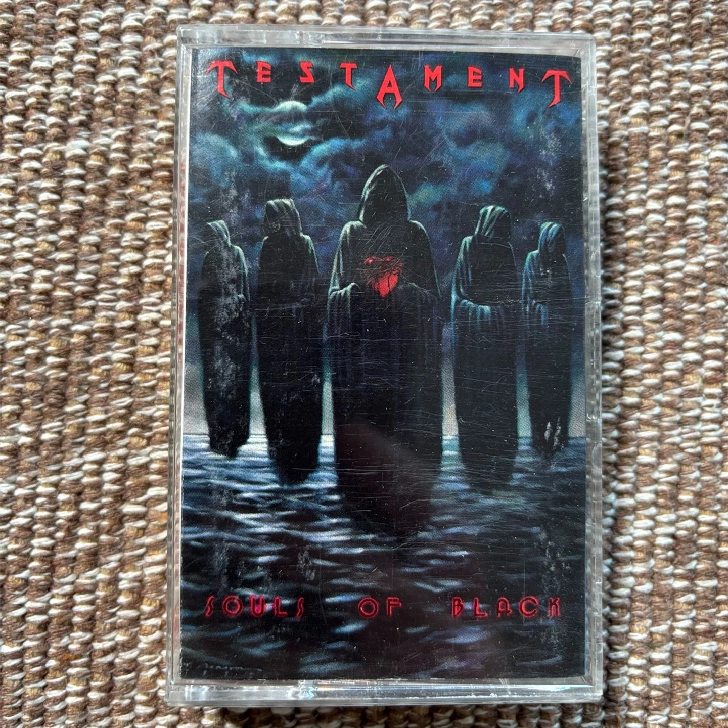 

Rock Testament Chuck Billy Музыкальная лента Души черного альбома Падающие быстрые кассеты Косплей Walkman Рекордер Автомобильные звуковые доски Коробка