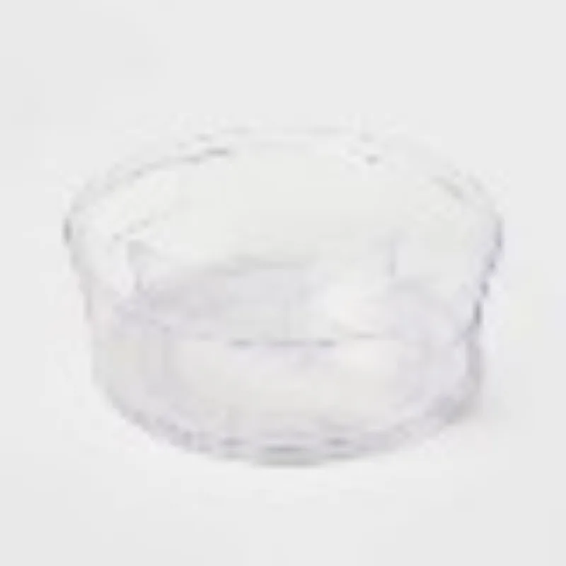 قرص دوار بلاستيكي مقاس 11 بوصة: منظم مخزن وخزانة شفاف. مثالية للاستخدام في المخزن أو الخزانة أو الثلاجة