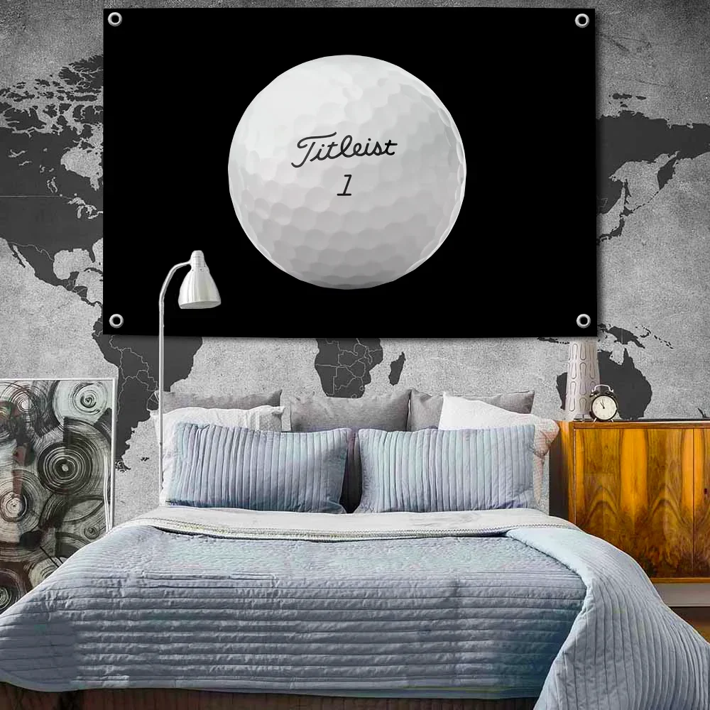 A-Titleist العلم أعلام معلقة 2 × 3ft 3 × 5ft راية للمرآب قماش مزخرف جداري الستار Rcing العلم 90x150 سنتيمتر راية للمنزل بار المرآب #1