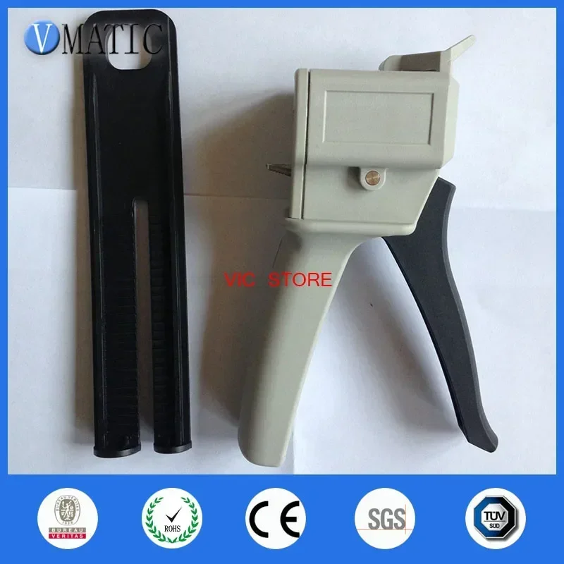 ‌Dual Ratio 1:1 & 2:1 Epoxy Dispenser Gun 50ml | AB Mixing Applicator for Silicone/Impression Material +FS‌