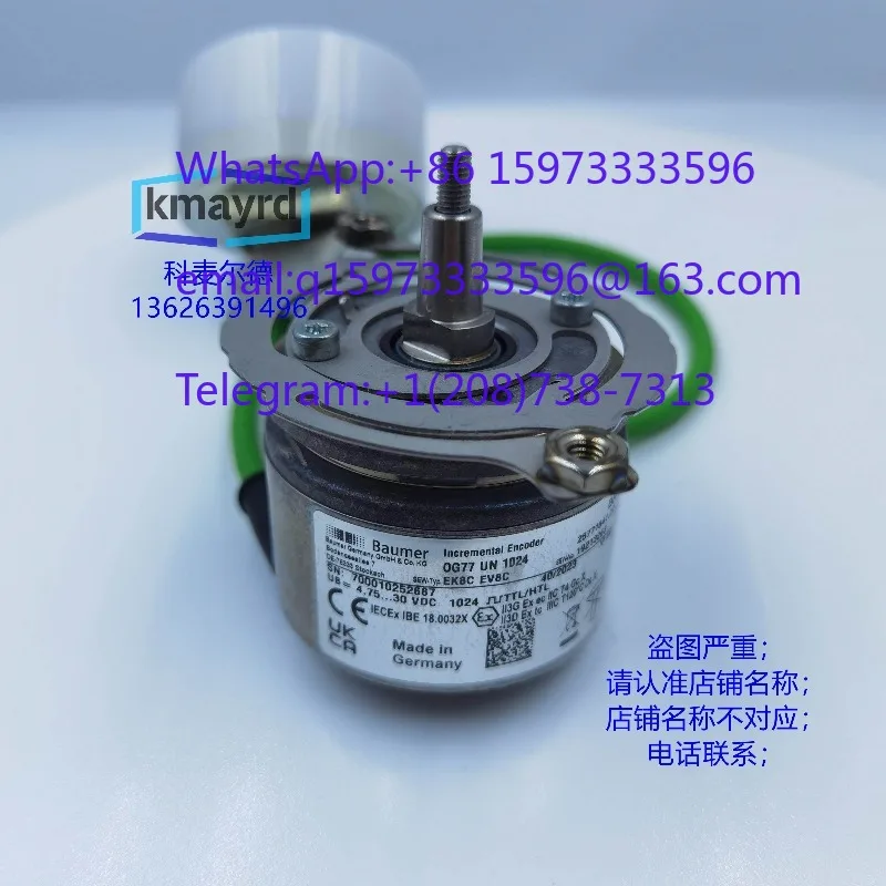 OG77UN1024 EK8C/EV8C Encoder and Rotary Position Sensor for Industrial Motor and Drive Systems