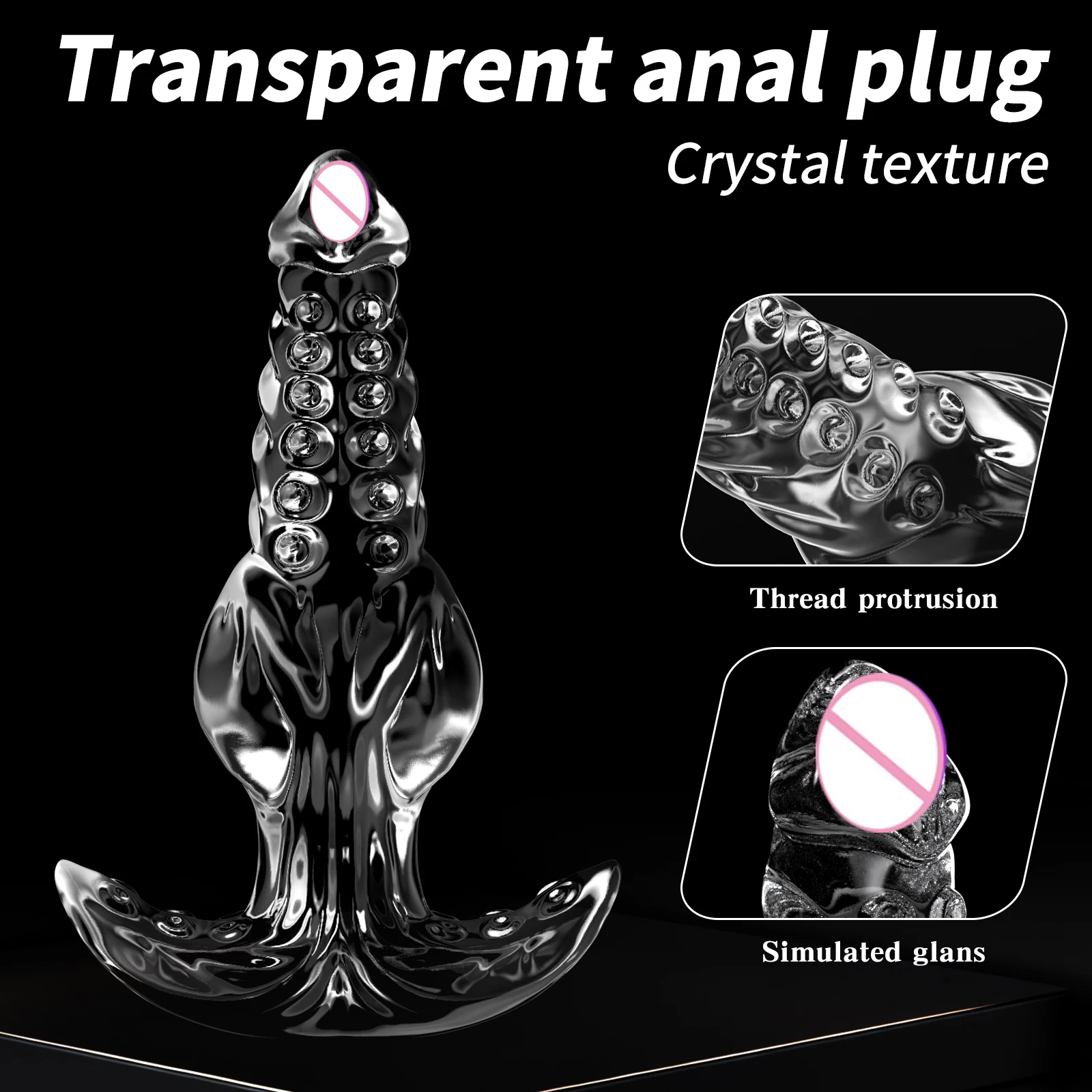 3 حجم المكونات الشرج شفافة لارتداء غير مرئية الشرج توسع الكبار النساء الرجال مثلي الجنس بعقب المكونات الشرج الاستمناء للكبار 18 + #3