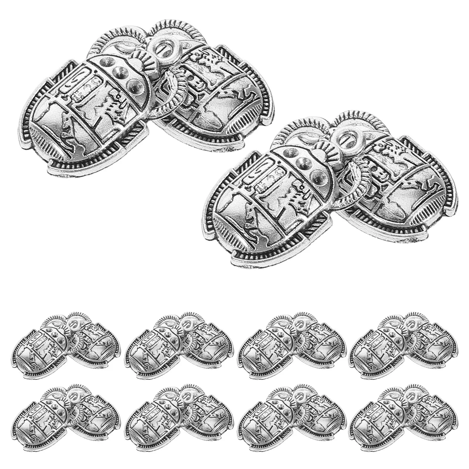 

20 Pcs Scarab Pendant Beetle Earring Charms Necklace Diy Jewelry Accessories Connectors Amulet Protection