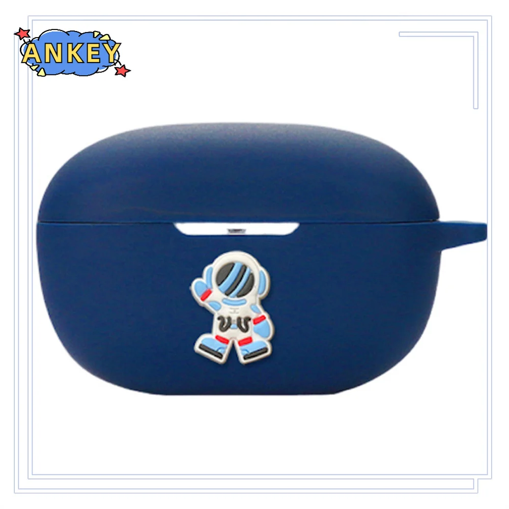 for Anker Soundcore Life A3i , Dot 3i Case Cute Cartoon Planet Astronaut Wireless Bluetooth Protective Soft Silicone Cover